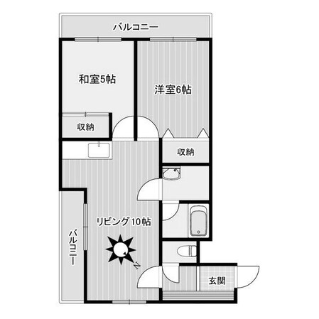 東苗穂13条3丁目 徒歩2分 2階の物件間取画像